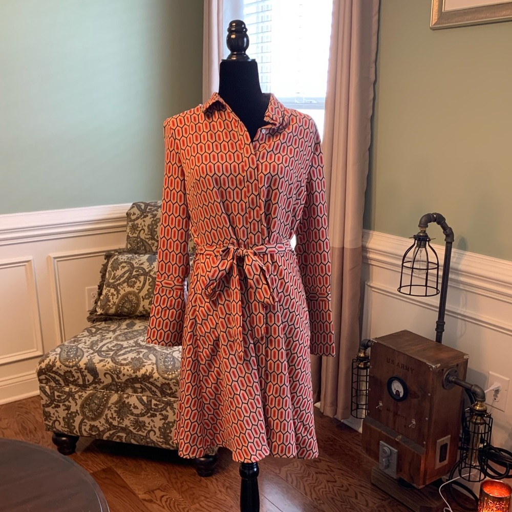 Banana Republic Print Career Dress!